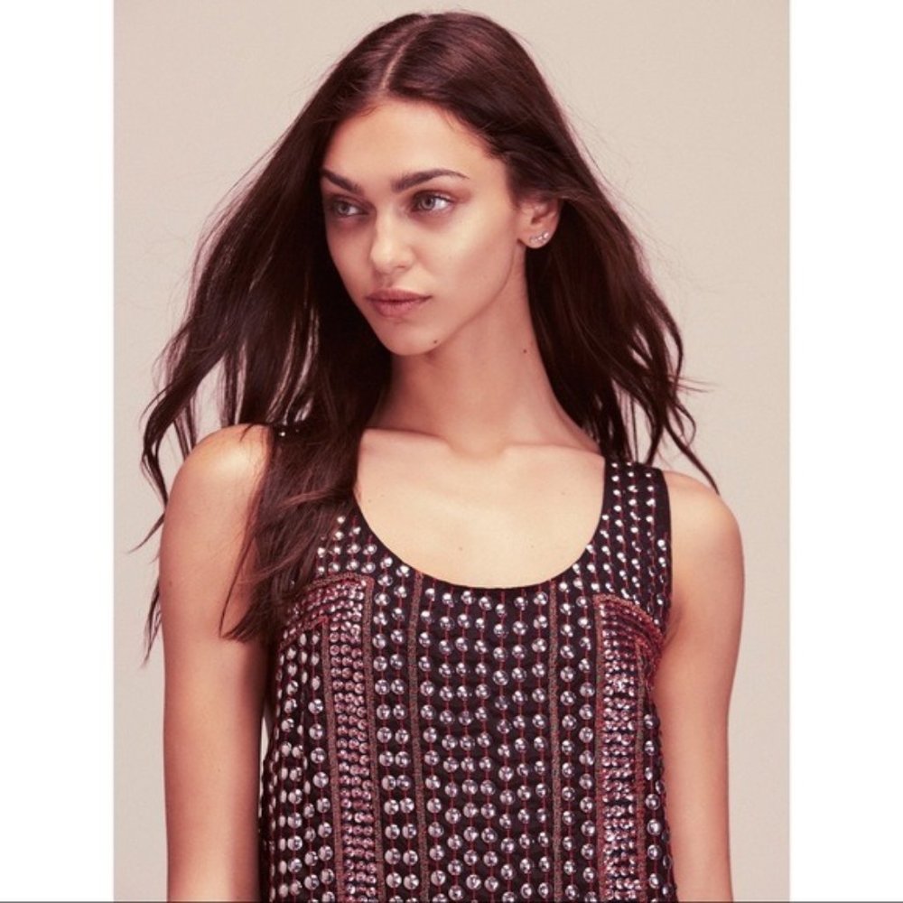 Black Metal Studded Dress - Free People